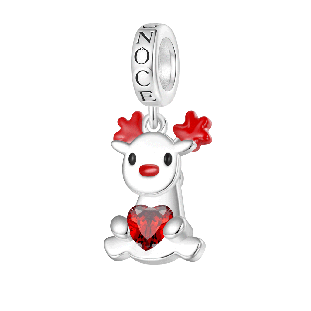 聖誕麋鹿旋轉身體吊墜 image number 0