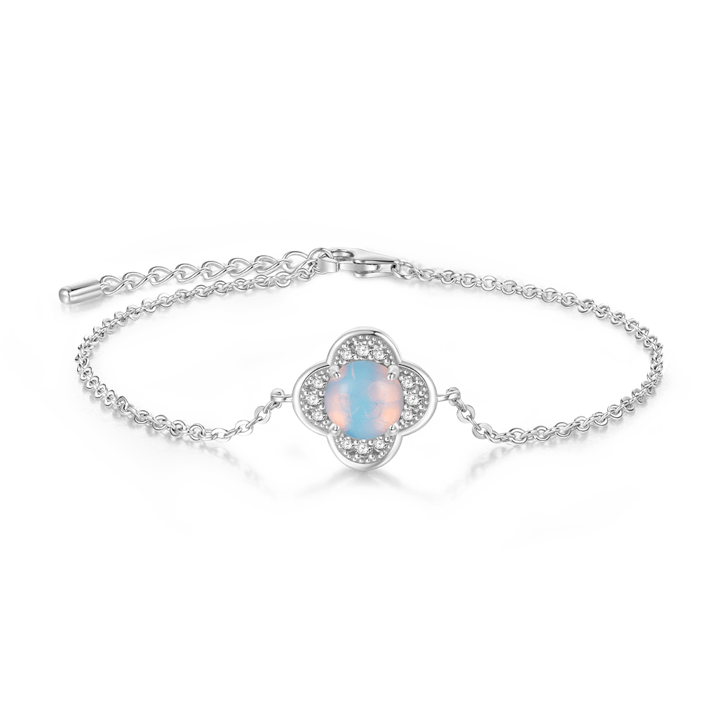 四葉草月光石手鍊 image number 0