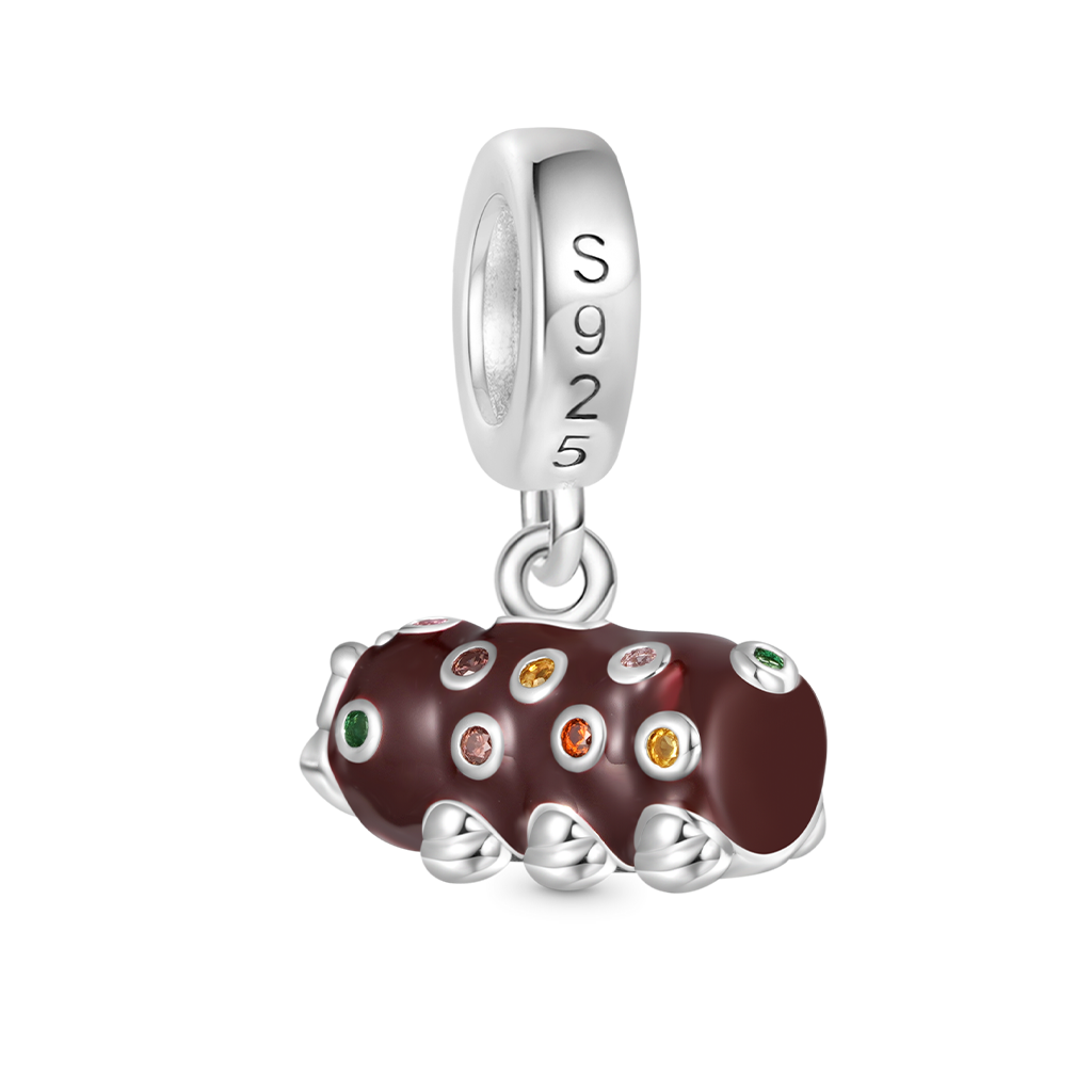 毛毛蟲瑞士捲吊墜 image number 1