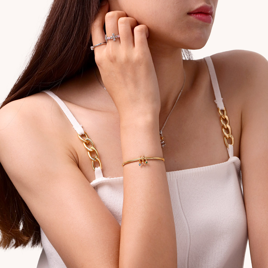 18k金聖誕蠟燭珠飾 image number 5