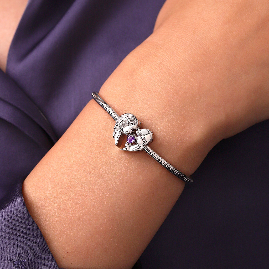 母子愛心雙珠飾 image number 5