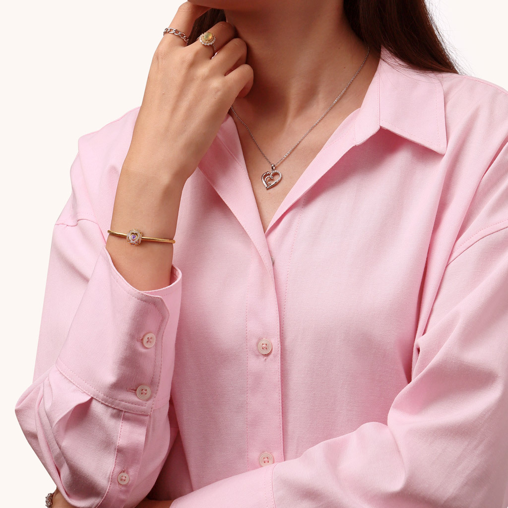 18k鍍金無限愛圓形珠飾 image number 3