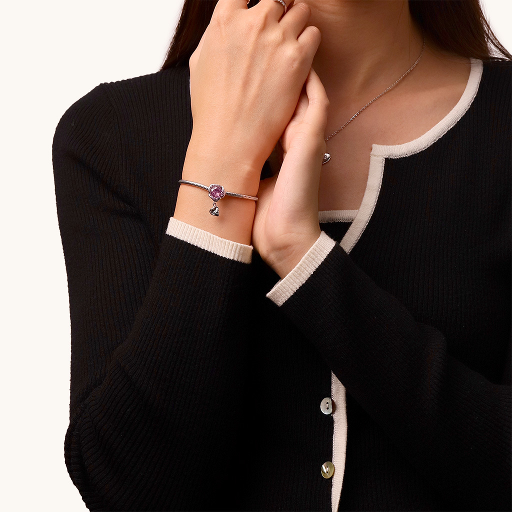 玫瑰花瓣固定珠珠飾 image number 3