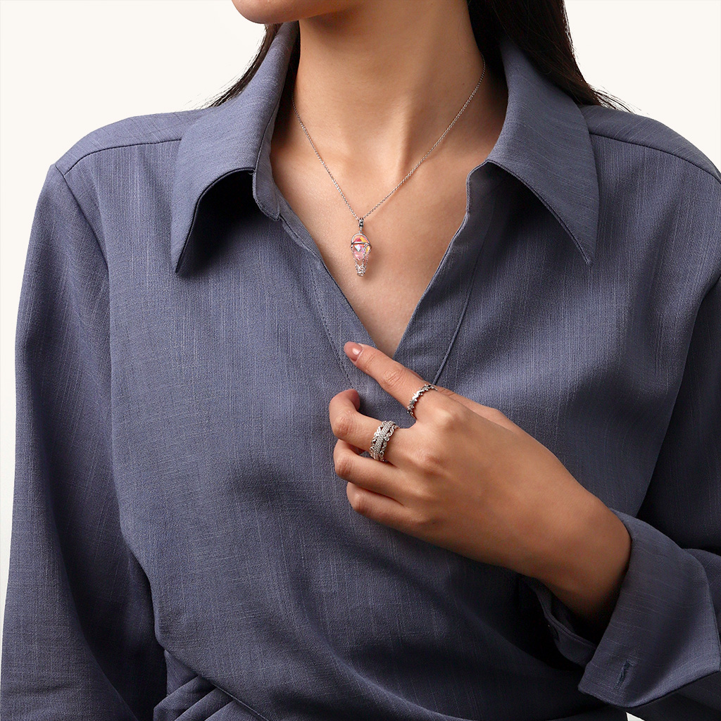 水晶熱氣球吊墜 image number 5