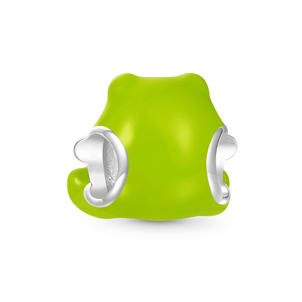 雨蛙擁抱愛心珠飾 image number 1