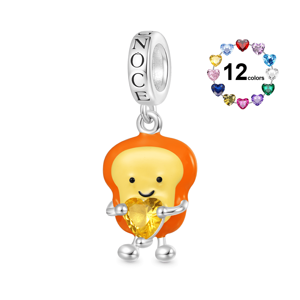 吐司擁抱愛心珠飾 image number 0