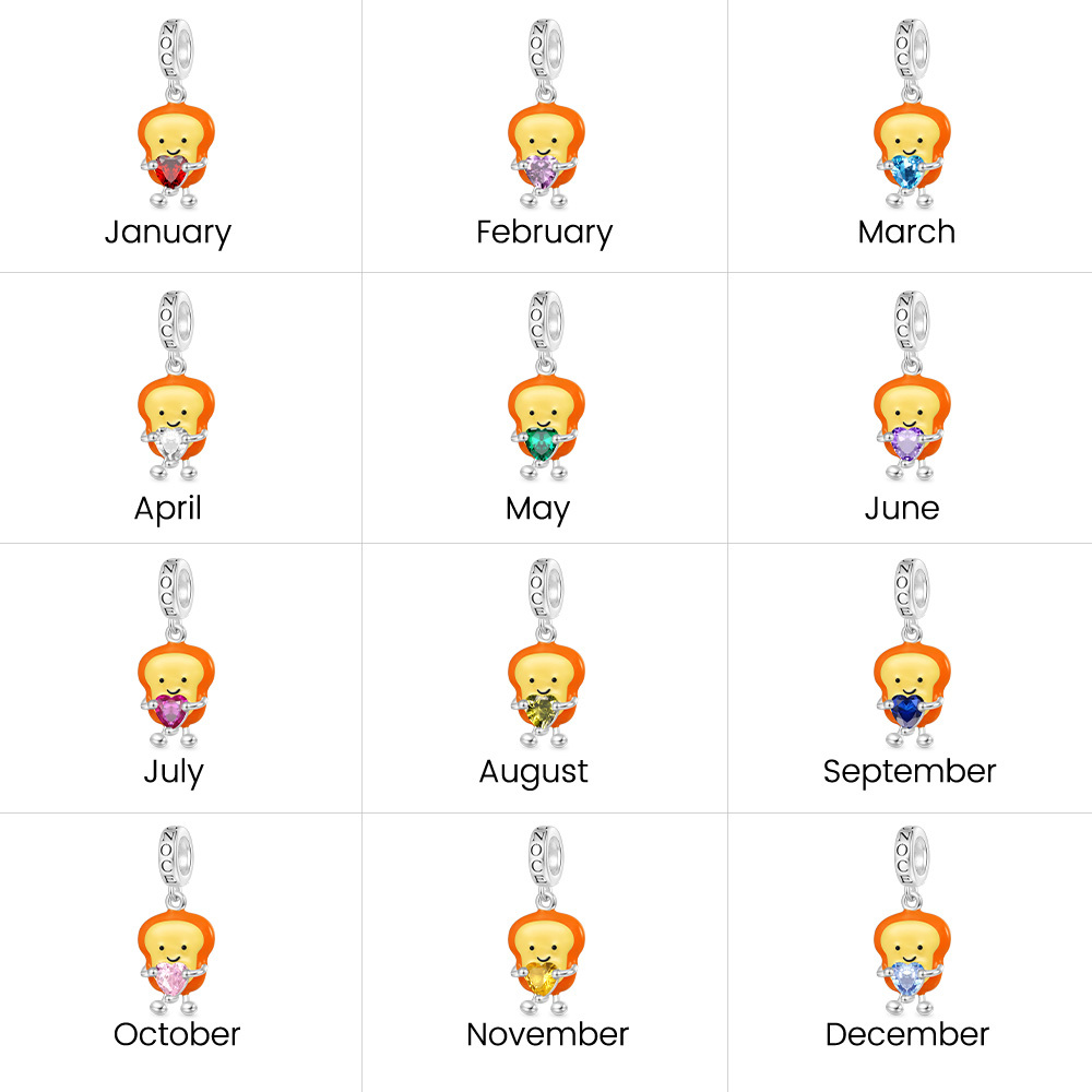 吐司擁抱愛心珠飾 image number 2