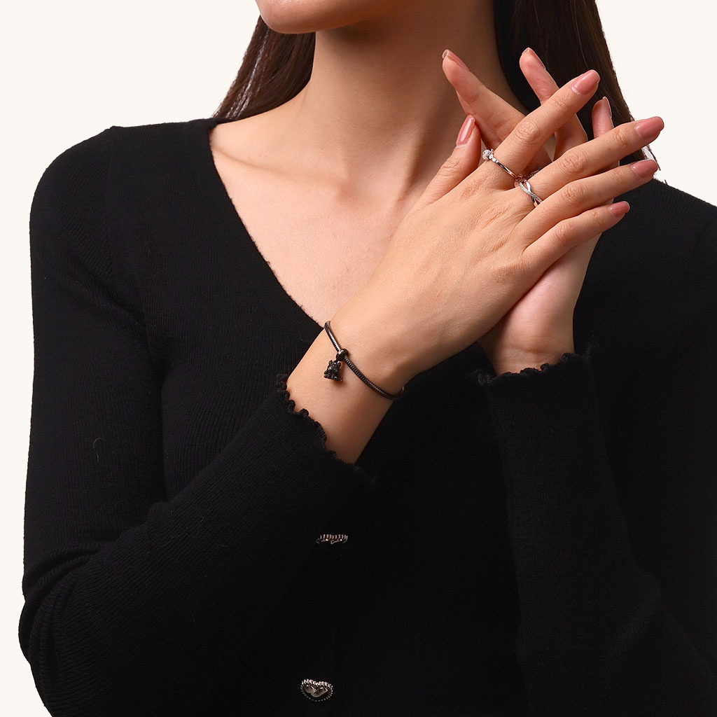 密鑲鑽石無牙仔吊墜 image number 3