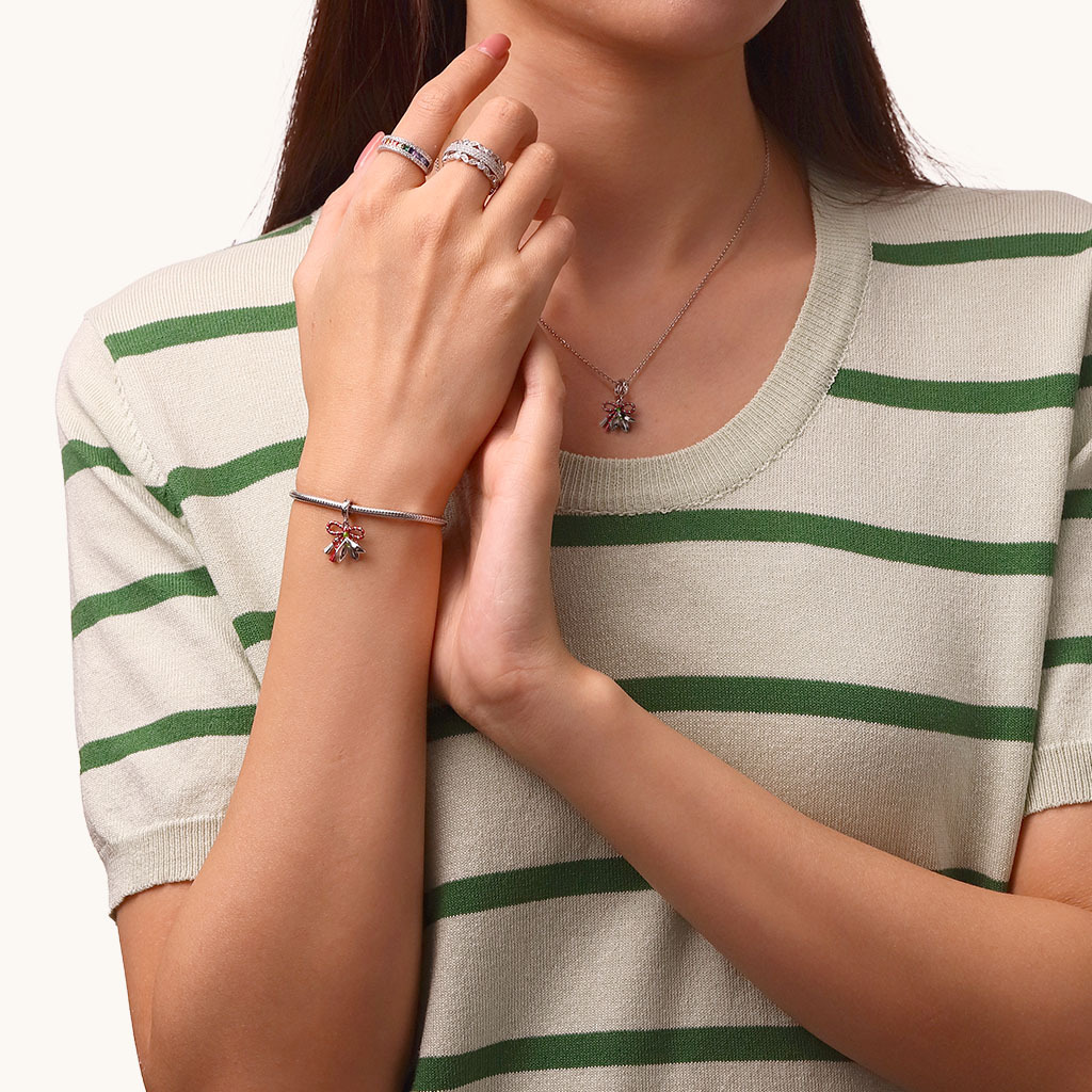 三月瑪蒂索花吊墜 image number 3