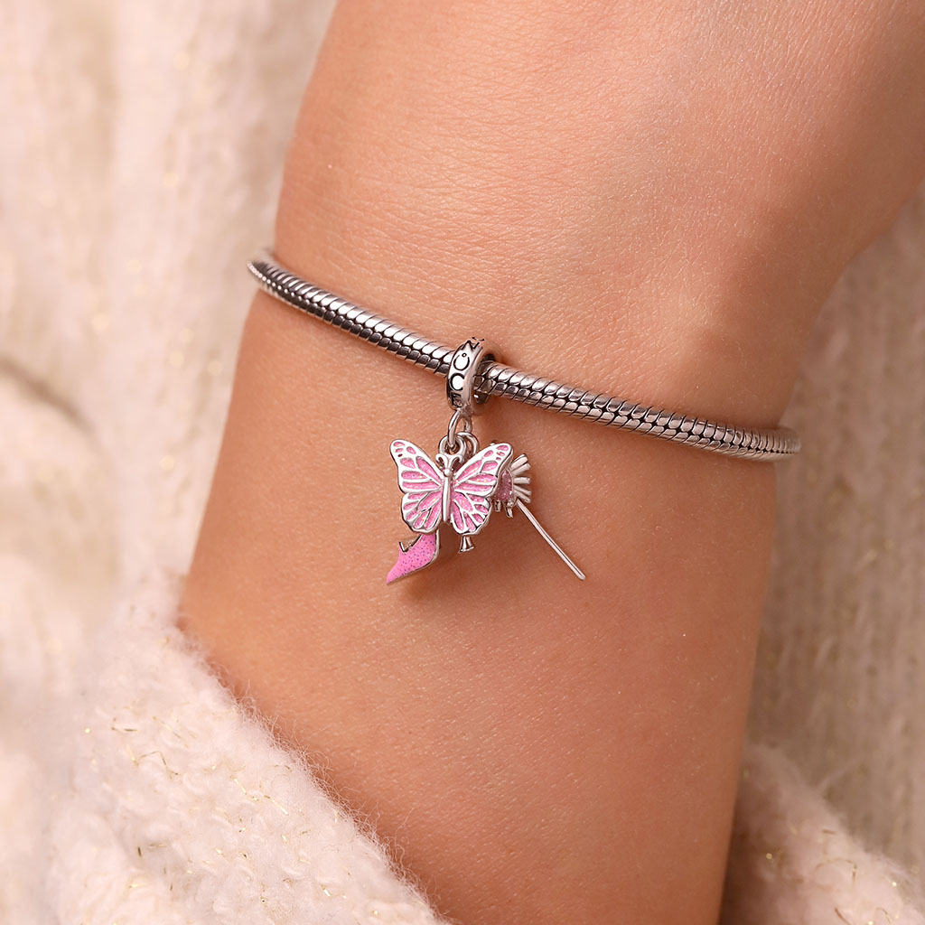 魔法壞女巫葛林達泡泡魔杖三重吊墜 image number 5