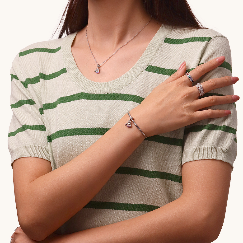 復活節彩蛋親吻兔子珠飾 image number 3