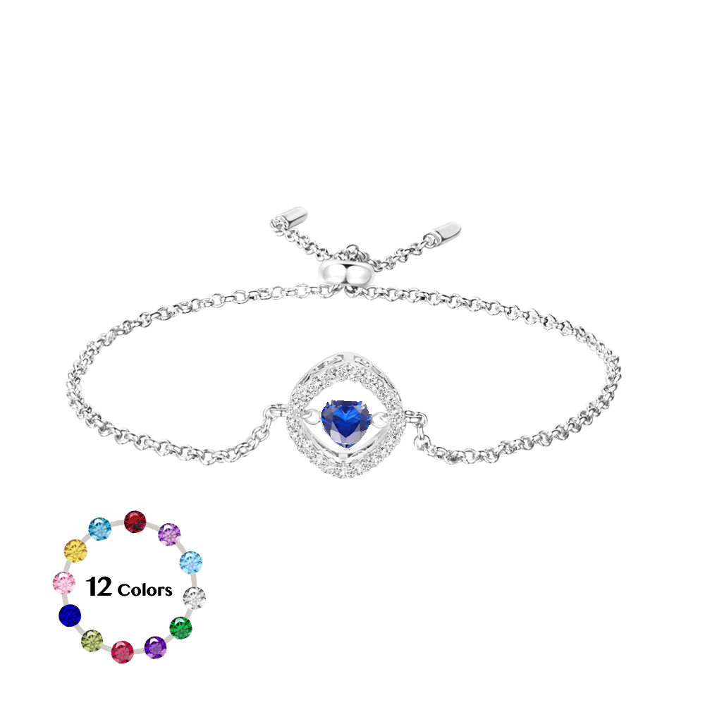 跳動鑽石可調式鏈條手鍊 image number 0