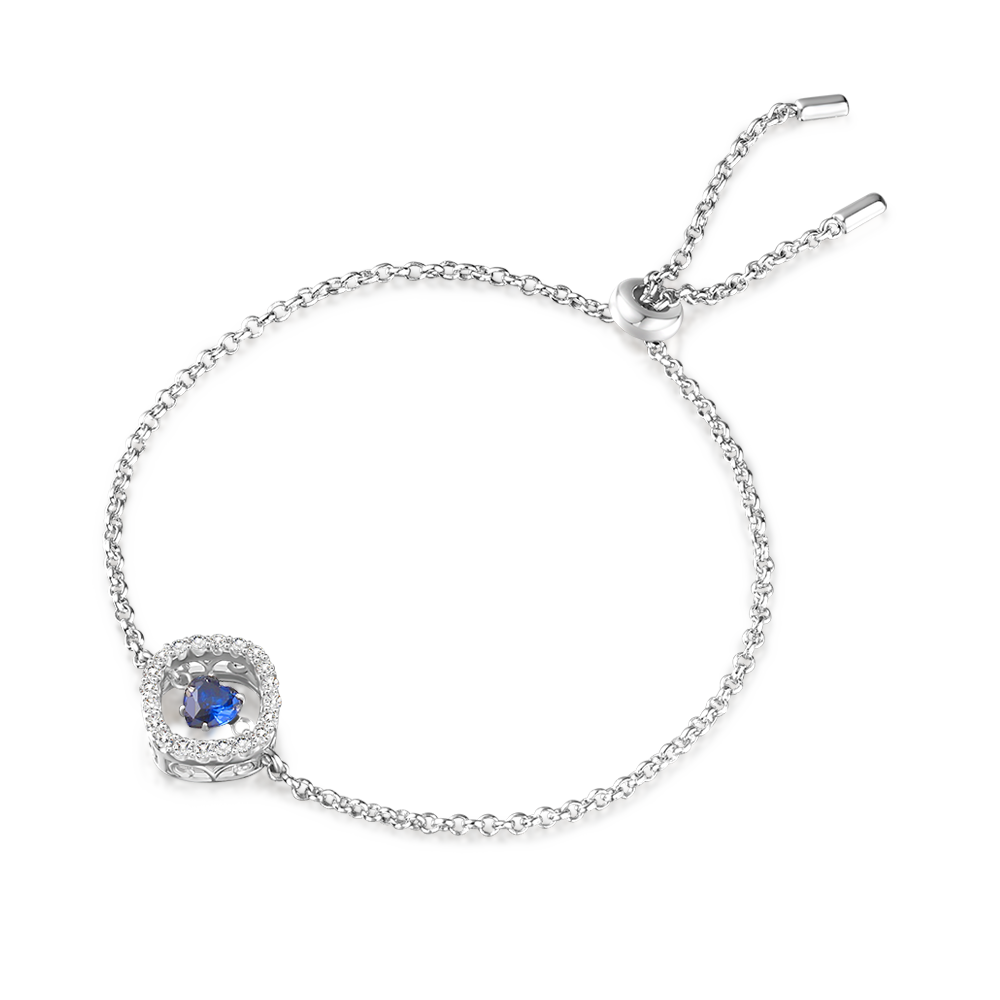 跳動鑽石可調式鏈條手鍊 image number 1