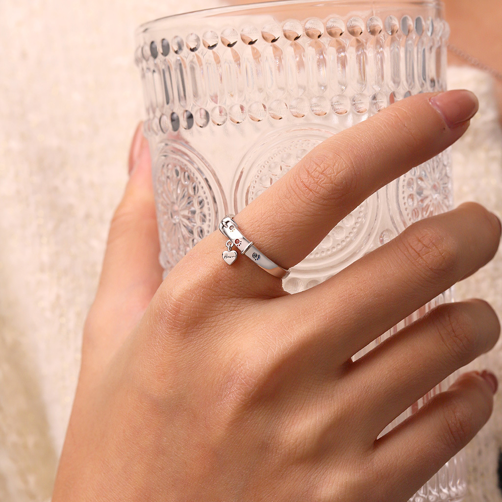 項圈爪印戒指 image number 4