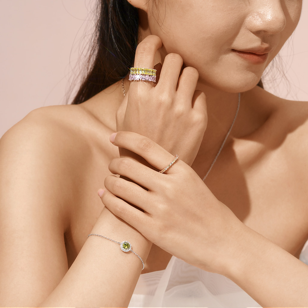 黃水晶圓形切割戒指 image number 3