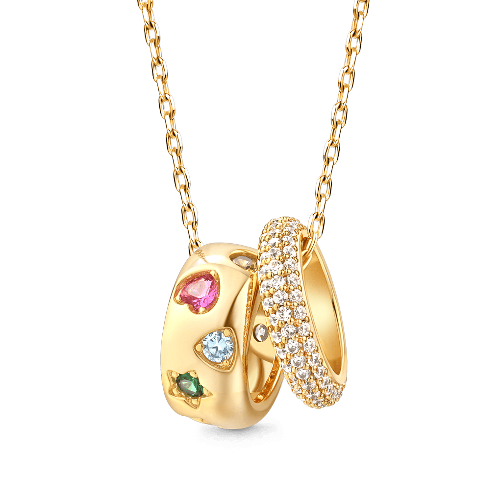 精美混色復古項鍊 image number 1