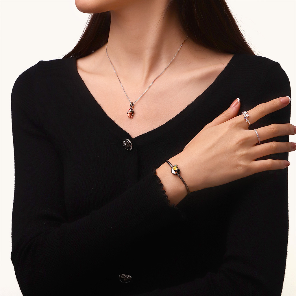 Chill Guy泡澡愛心珠飾 image number 3