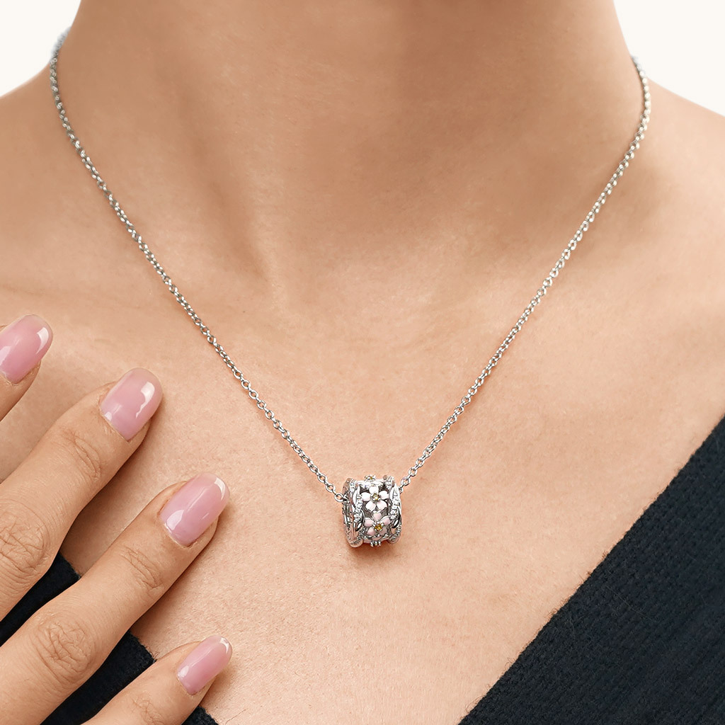 櫻花鼓形項鍊 image number 4