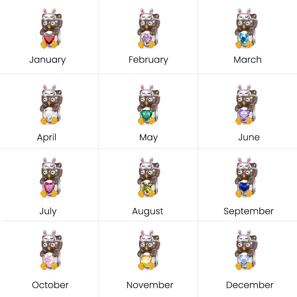 貓頭鷹擁抱心形珠飾 image number 4