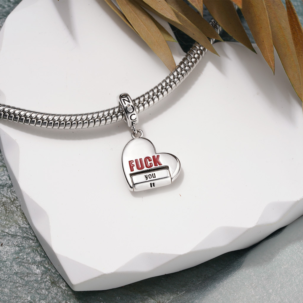 旋轉"FUCK"世界吊墜 image number 3