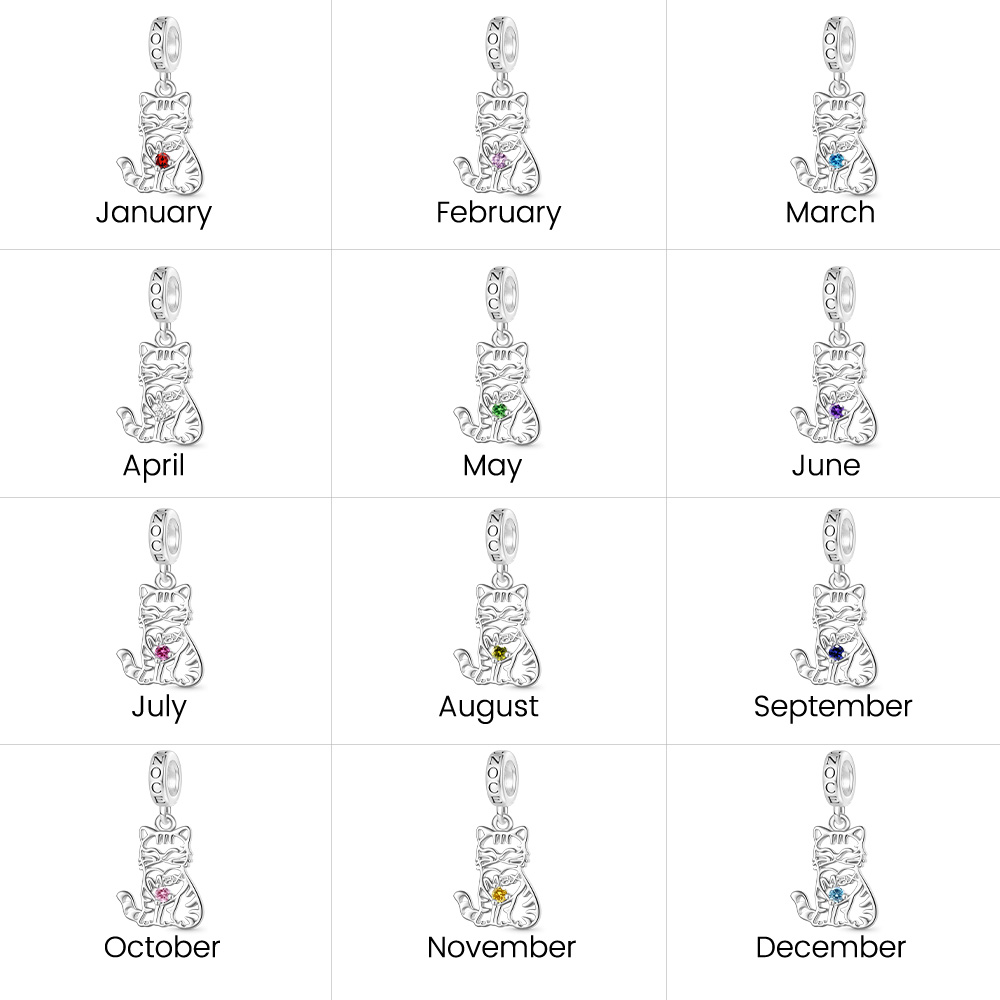 鏤空可雕刻貓咪吊墜 image number 3