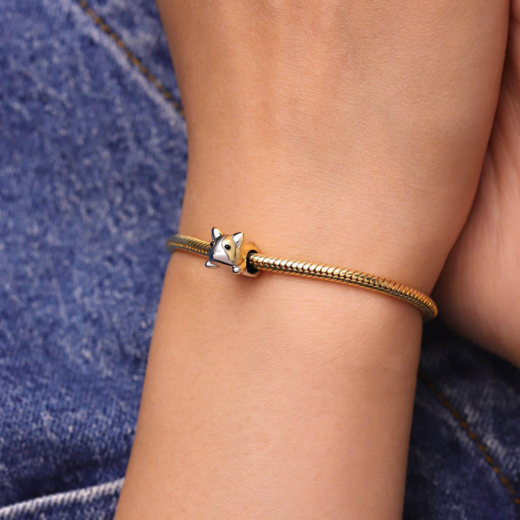 可愛柯基狗珠飾 image number 4