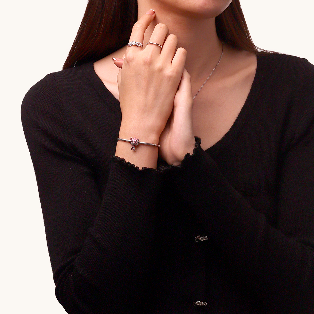 粉色舞獅珠飾 image number 3