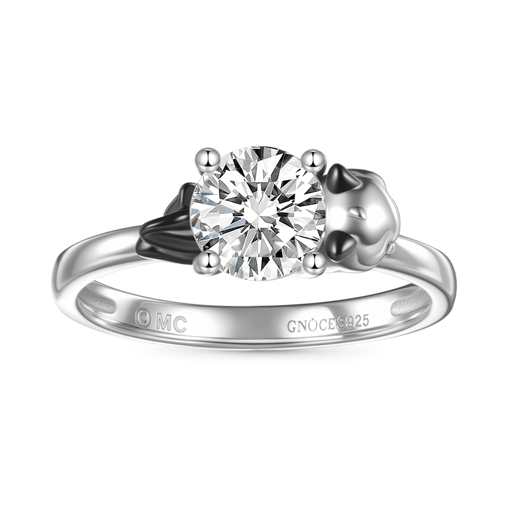 瓢蟲黑貓戒指 image number 1