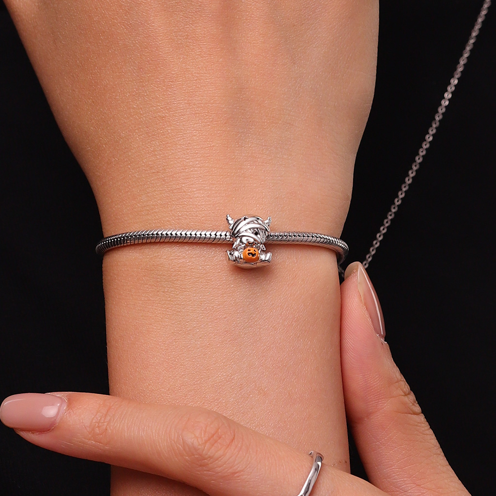 木乃伊高地牛吊飾 image number 4