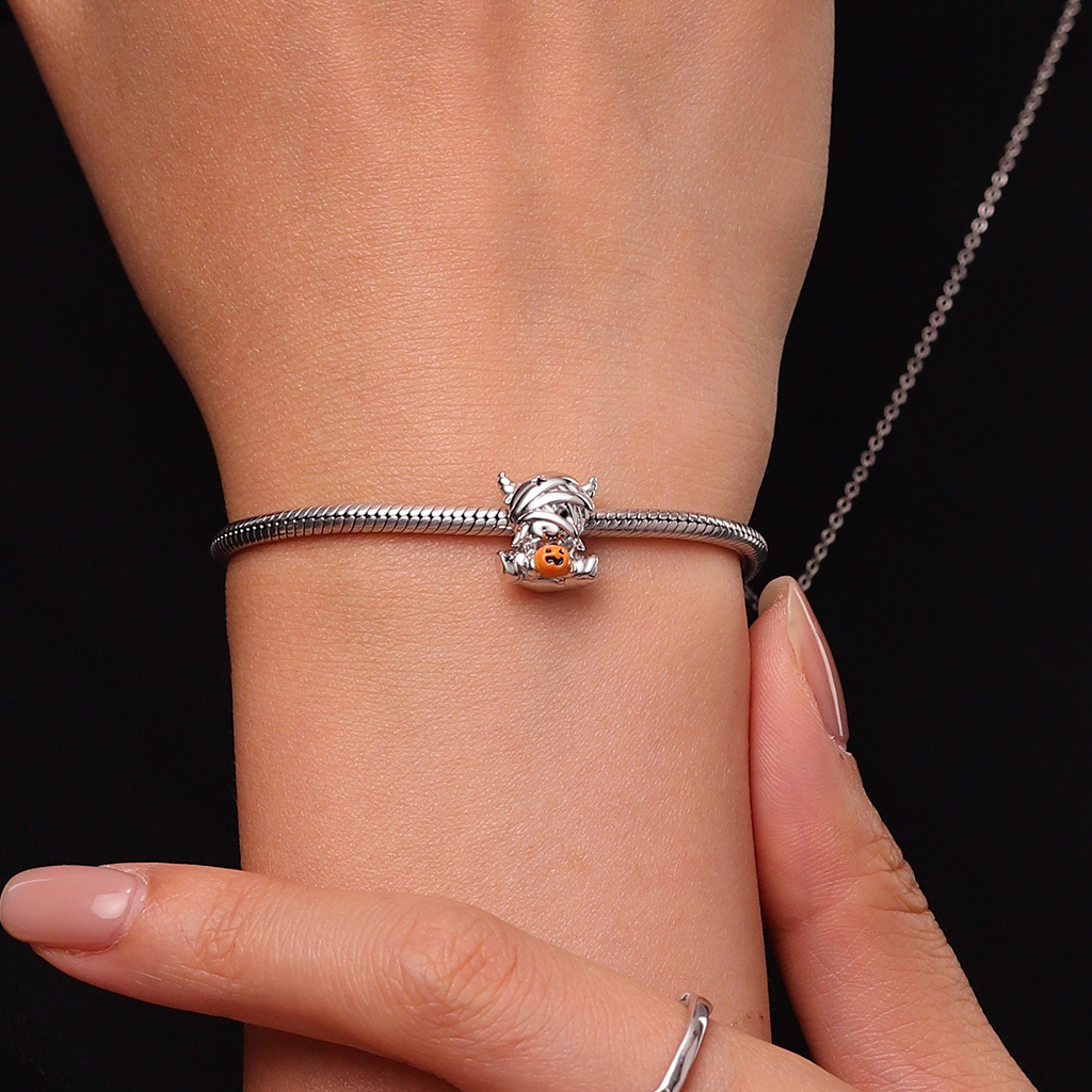 木乃伊高地牛吊飾 image number 4