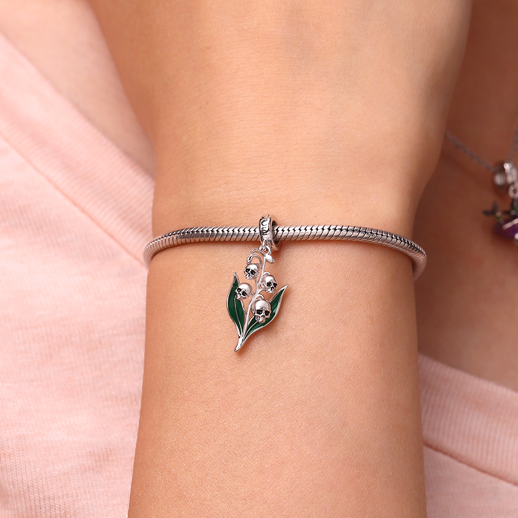 骷髏鈴蘭吊墜 image number 1