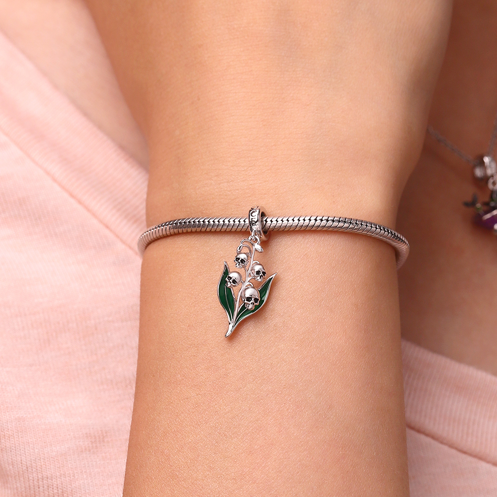 骷髏鈴蘭吊墜 image number 1