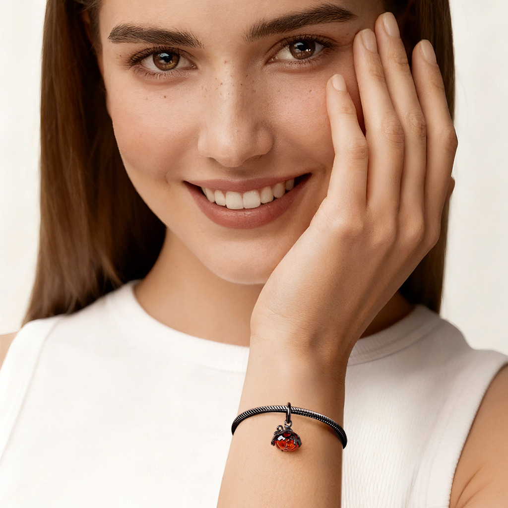 骷髏頭南瓜吊墜 image number 3