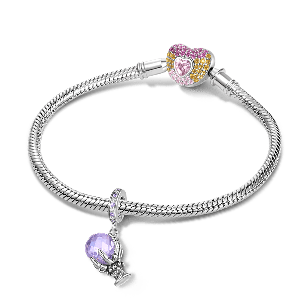 水晶骷髏頭手掌吊墜 image number 2