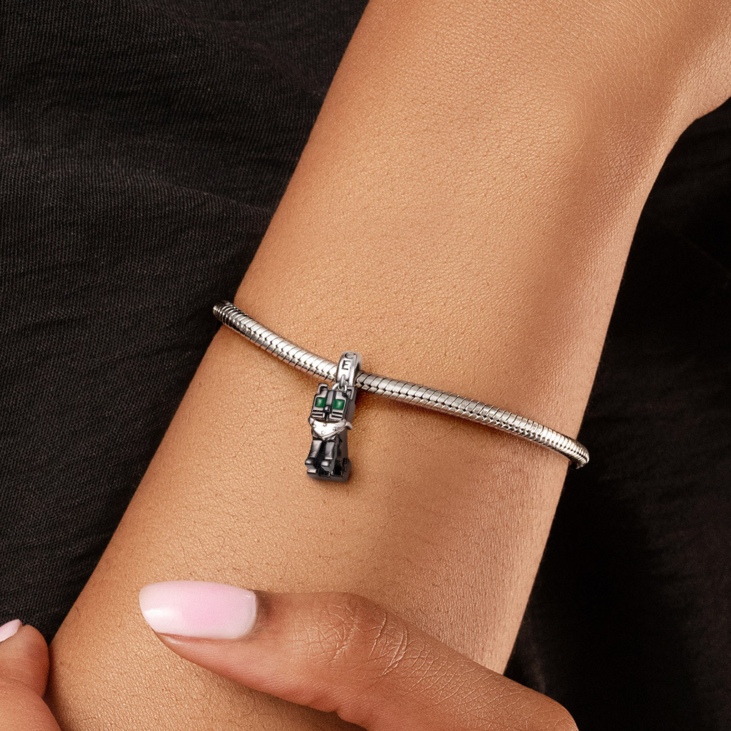 點陣黑貓吊墜 image number 1