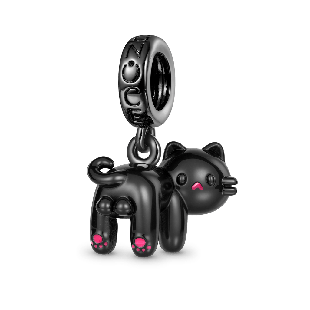 黑貓Pat Pat吊墜 image number 0
