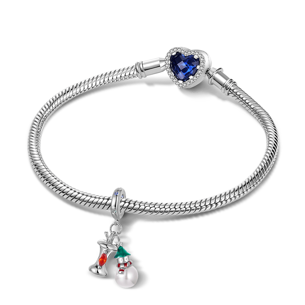 雪人蘋果吊墜 image number 2