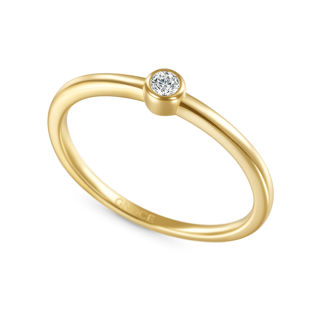 14K/10K 實金簡約戒指 image number 4