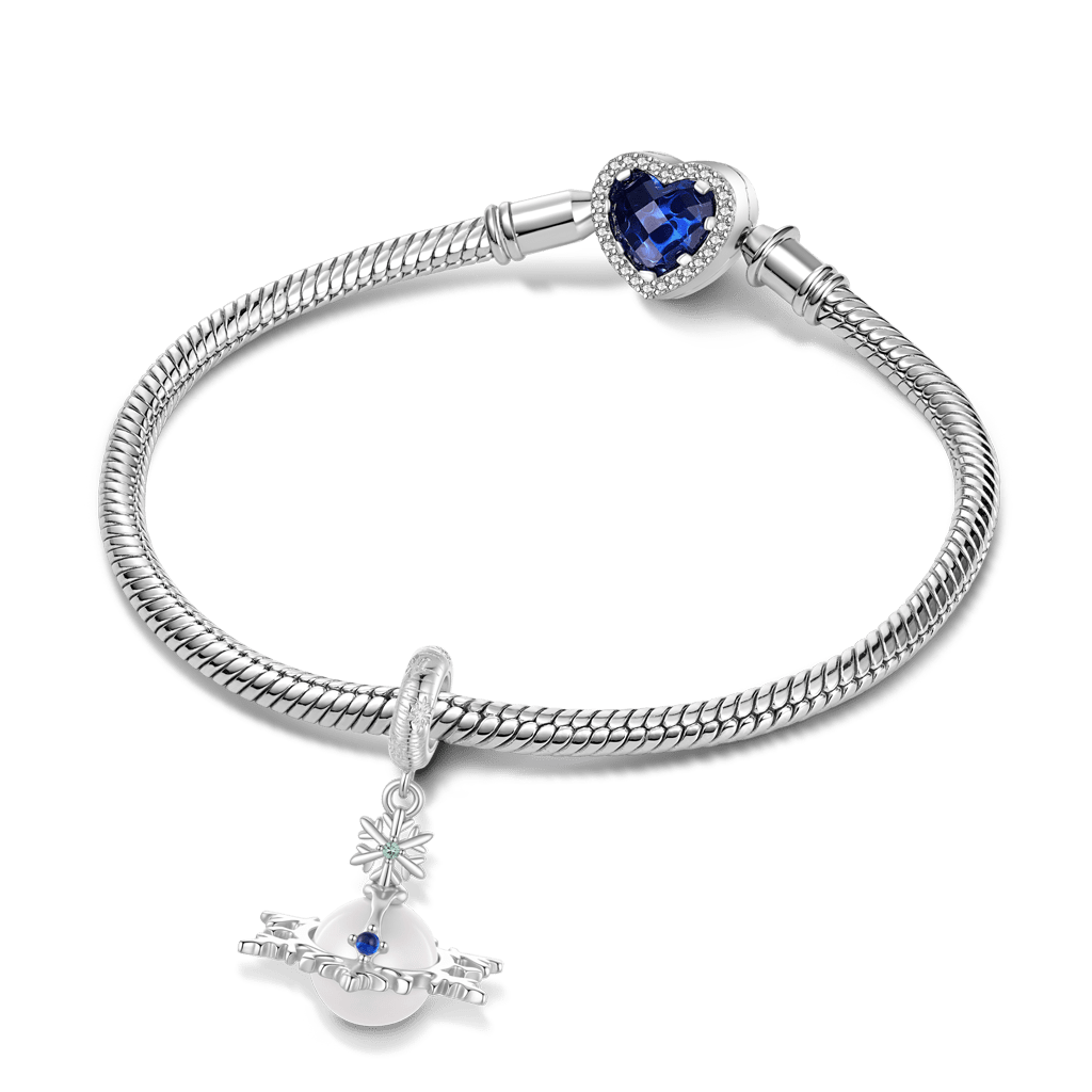 珍珠雪花星球吊墜 image number 2