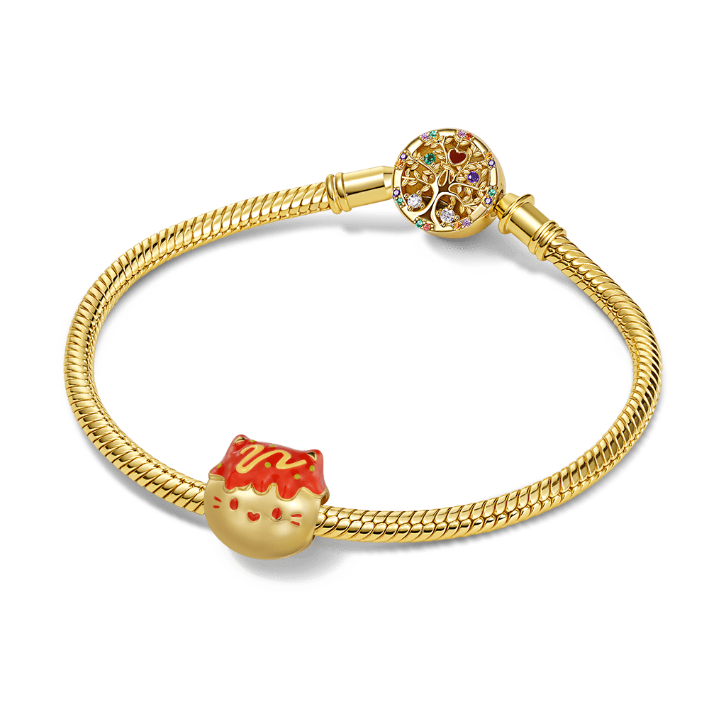 貓咪章魚燒造型吊墜 image number 2