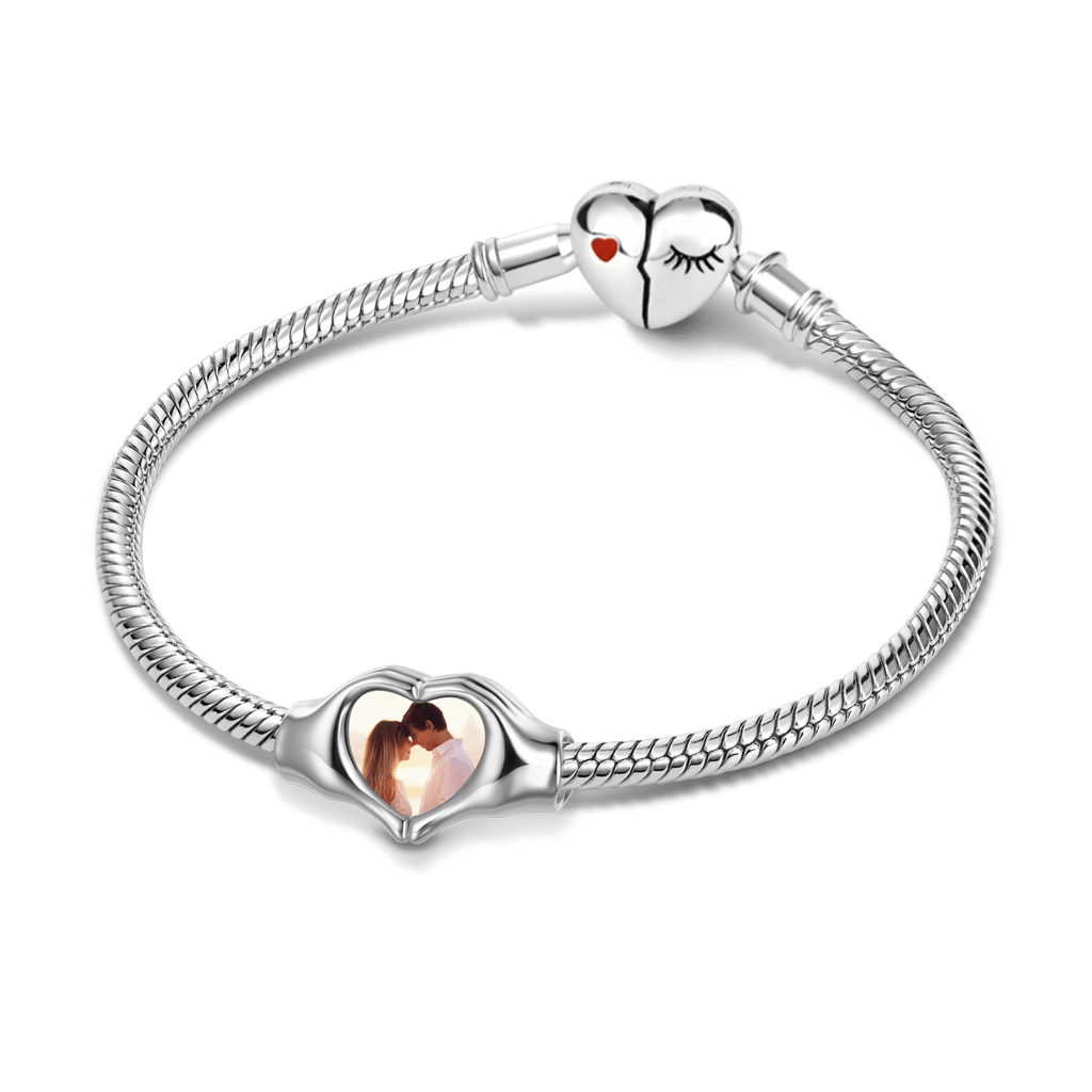 愛心手勢相片吊墜 image number 1