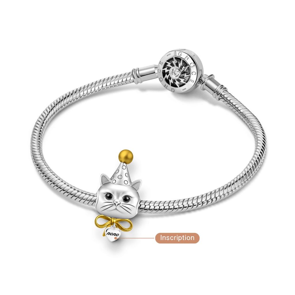 刻字小貓吊墜 image number 2