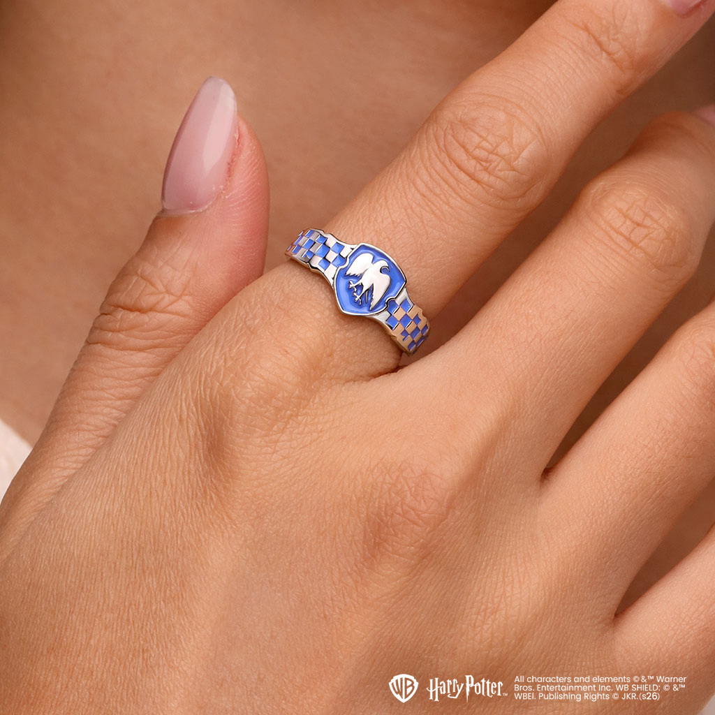 雷文克勞鷹寬版戒指 image number 2