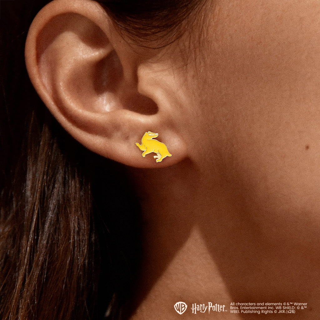 赫夫帕夫獾耳釘 image number 1