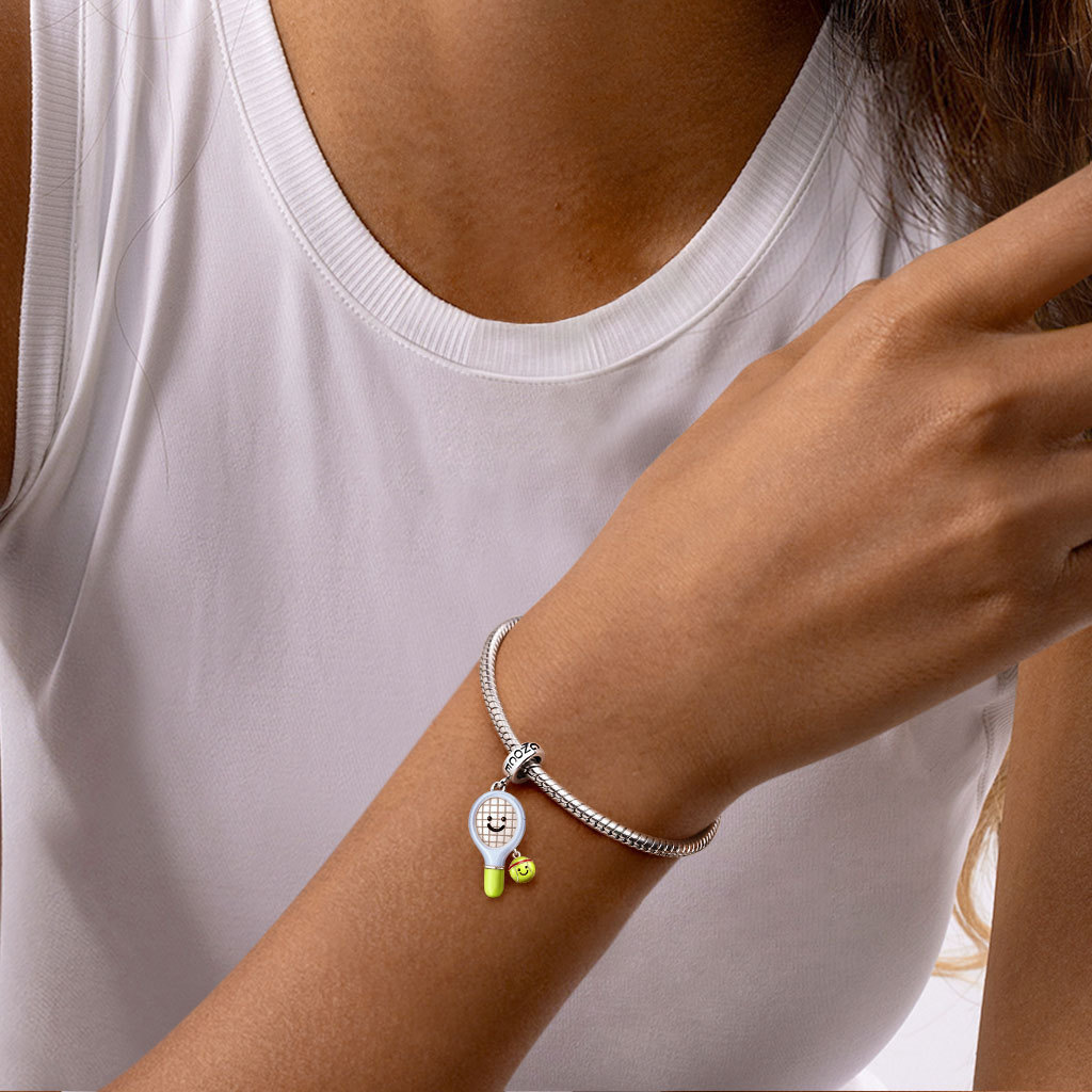 網球拍吊墜 image number 1