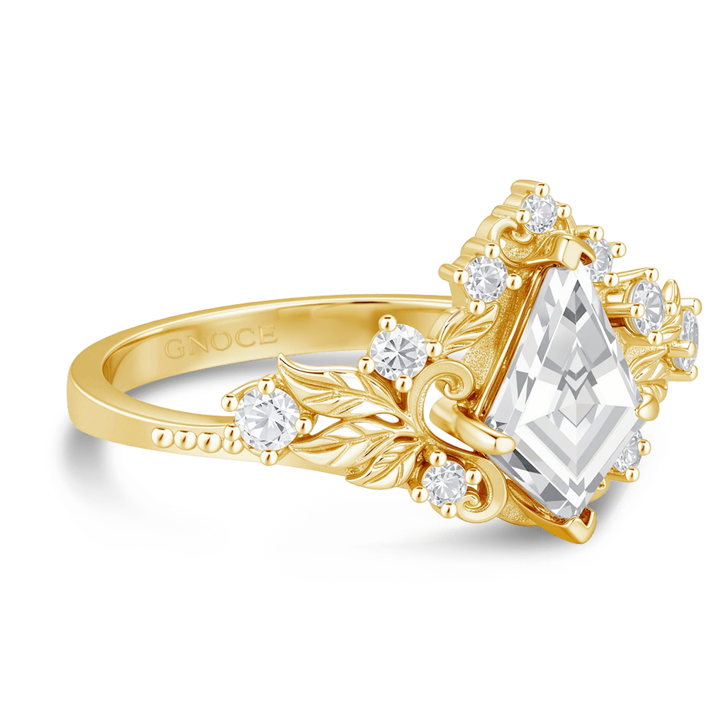 葉形花絲風箏切割戒指 image number 3