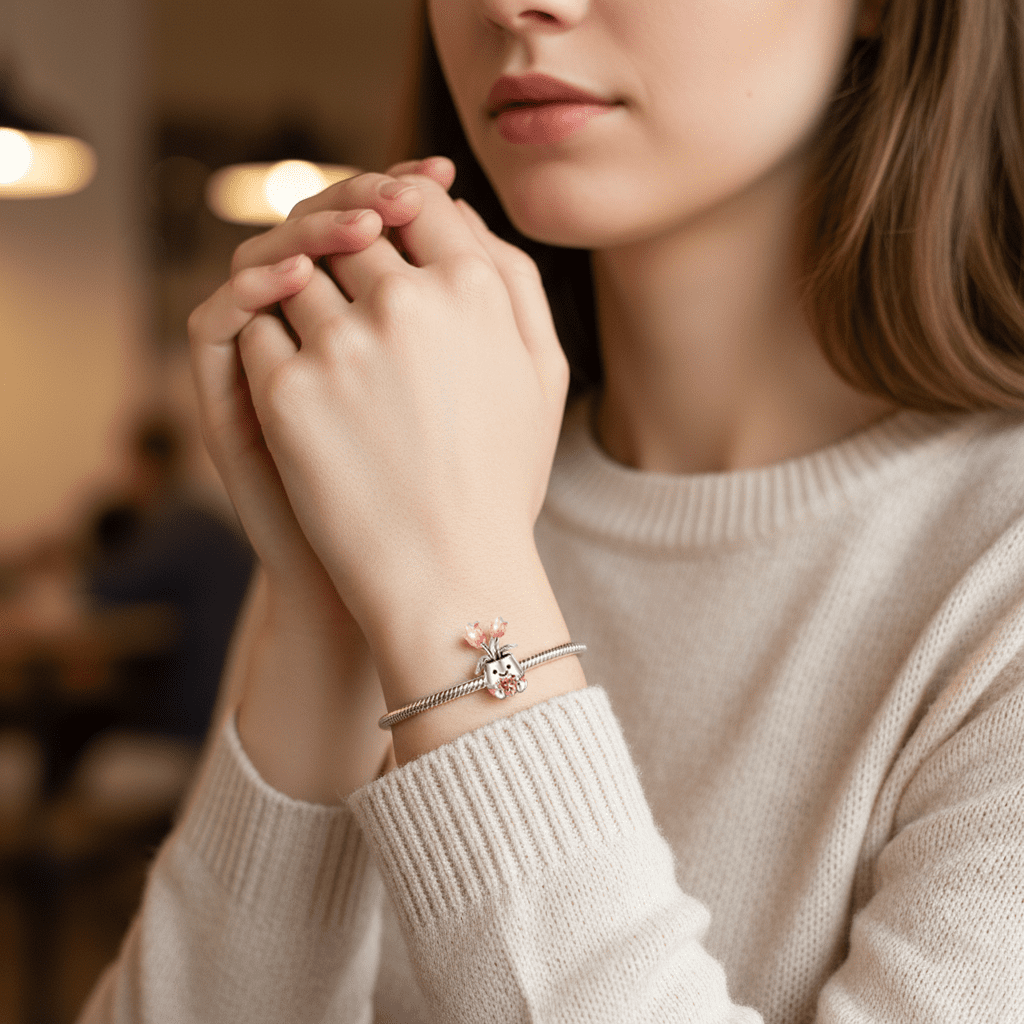 鬱金香誕生石吊飾 image number 1