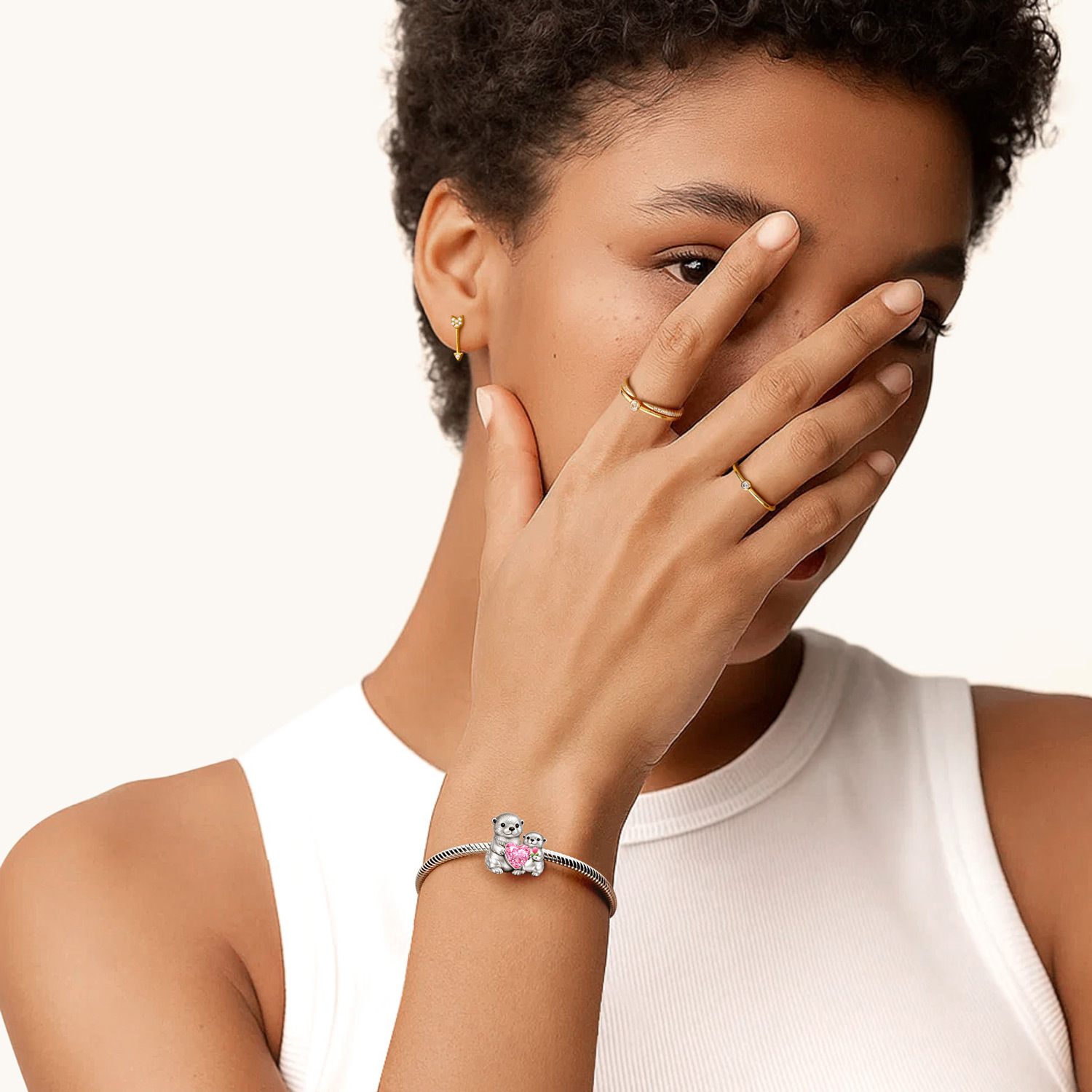 水獺媽媽與BB吊墜 image number 3