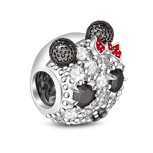 快樂熊貓女孩熊貓吊飾珠 image number 1