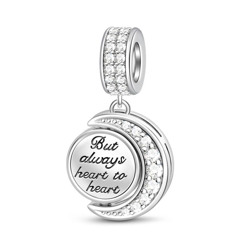 新月星銀河宇宙月亮吊墜 image number 1